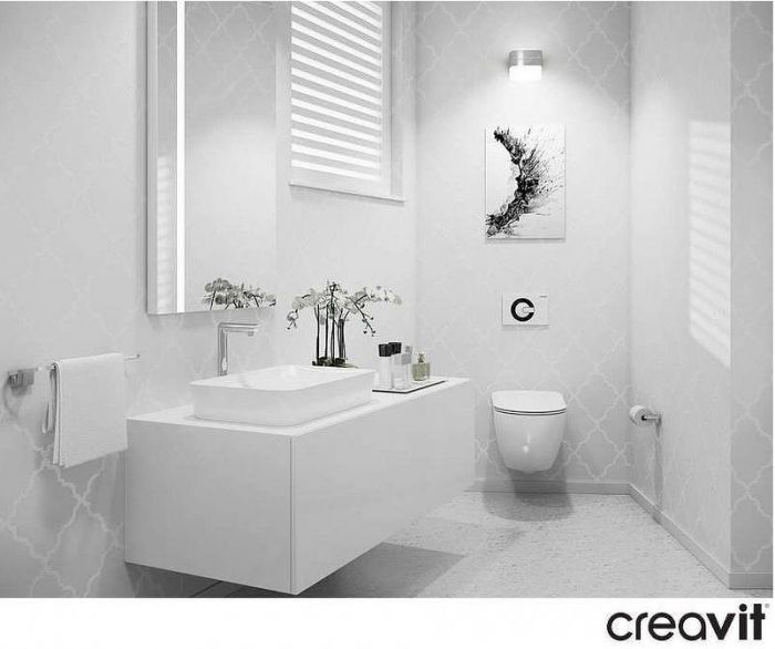 Унитаз биде Creavit Free FE320-00CB00E-0000 подвесной Белый без сиденья