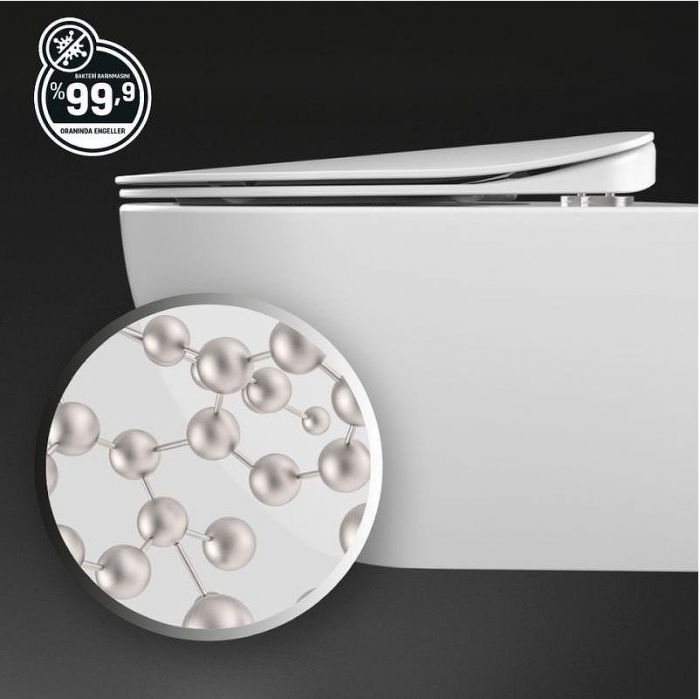 Унитаз биде Creavit Free FE320-00CB00E-0000 подвесной Белый без сиденья