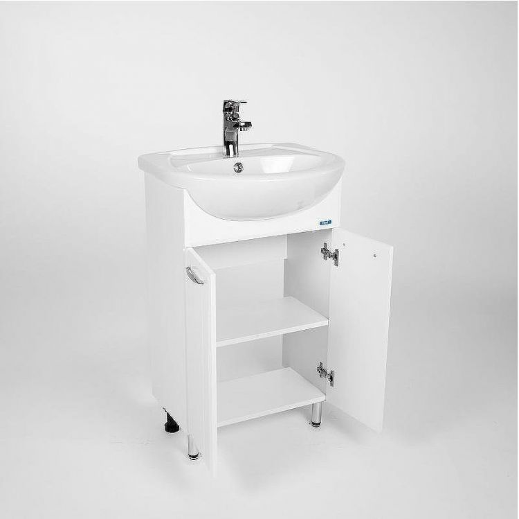 Тумба под раковину VIANT Прага 55 VPRA55ER-T2ST Белая Тумба под раковину VIANT Прага 55 VPRA55ER-T2ST Белая