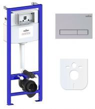 Инсталляция Lavinia Boho RelFix 77010003 для унитаза с клавишей смыва цвет Хром матовый