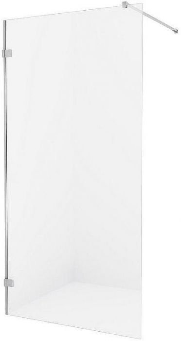 Душевая перегородка New Trendy Avexa Chrome 160 EXK-1947 профиль Хром стекло прозрачное