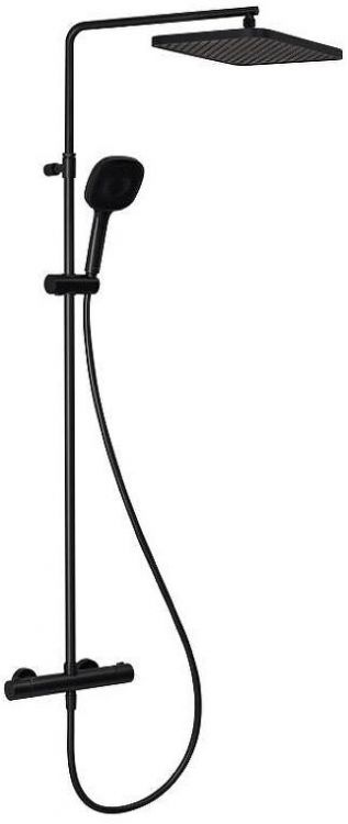 Душевая система Splendy Relax S RS208XTP36S3BM с термостатом цвет Черный матовый Душевая система Splendy Relax S RS208XTP36S3BM с термостатом цвет Черный матовый
