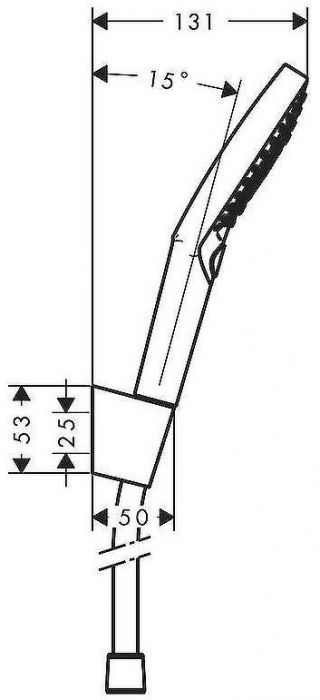 Душевой гарнитур Hansgrohe Raindance Select S 27669000 Хром