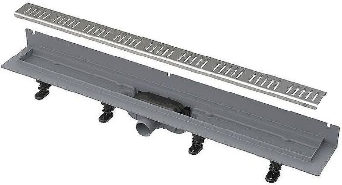 Душевой лоток Alcaplast Wall APZ30-850M с решеткой Хром