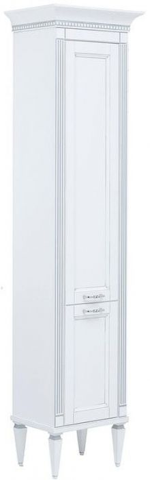 Шкаф пенал Aquanet Селена 40 L 201645 Белый Серебро