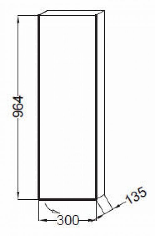 Шкаф-пенал Jacob Delafon Rythmik EB1058D-E70 арлингтонский дуб