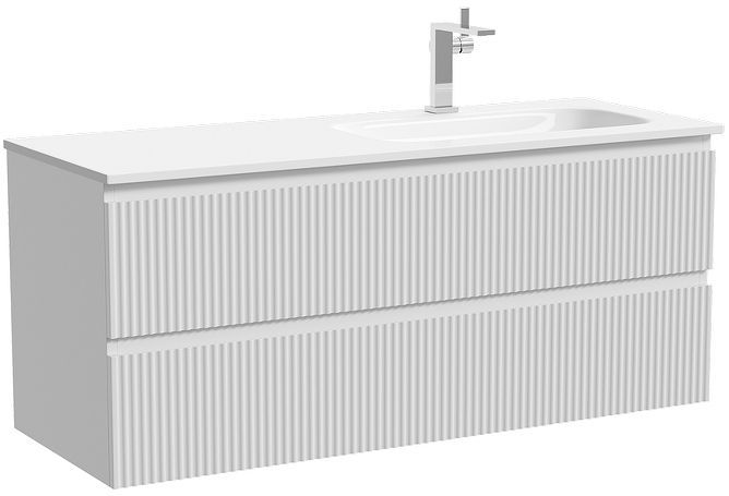 Тумба под раковину Sancos Snob R 120 R SNR120RW подвесная цвет Bianco