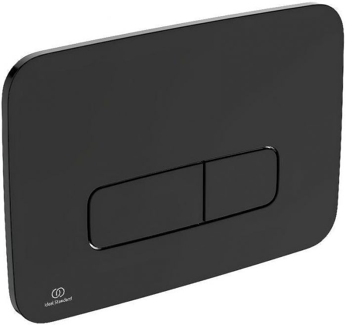 Комплект унитаза с инсталляцией Ideal Standard Tesi Aqua Blade TT00002/123A6 с сиденьем Микролифт и Черной матовой клавишей смыва