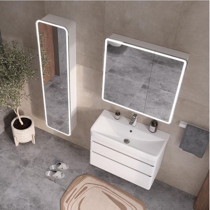 Тумба под раковину Equil Soldi 80 tpSOLDI80.2Y-04 подвесная цвет Белый