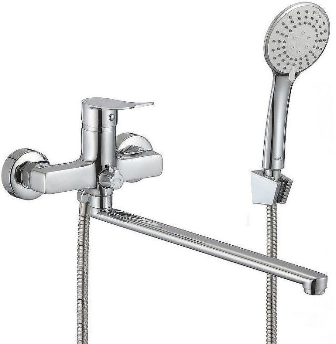 Смеситель для ванны Milardo Demi DEMSB00M10 универсальный Хром
