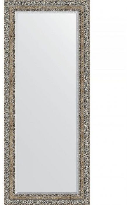 Зеркало Evoform Exclusive 155х65 BY 3565 с фацетом в багетной раме - Виньетка античное серебро 85