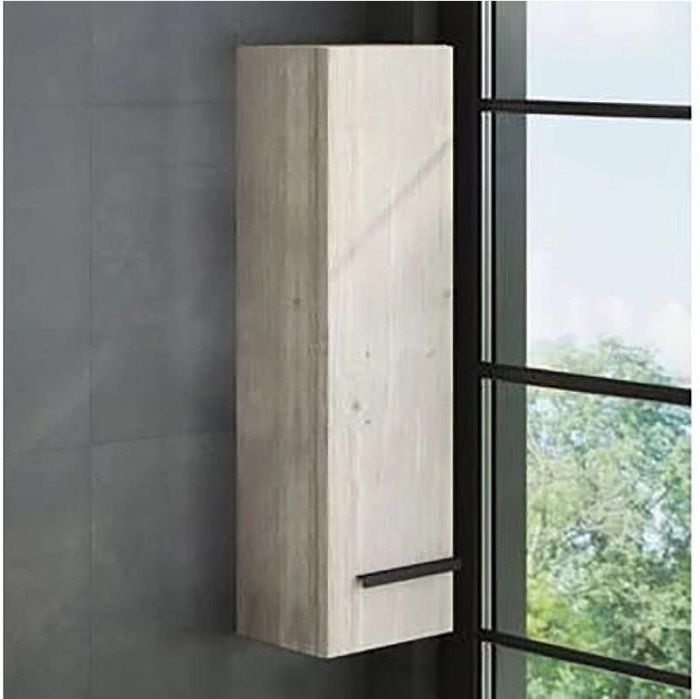 Шкаф пенал Comforty Дюссельдорф 35 00004148025 подвесной Дуб дымчатый