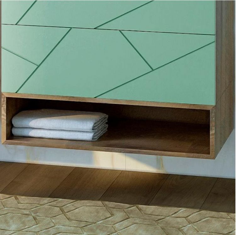 Ниша для тумбы Бриклаер Кристалл 80 4627125417092 Дуб гранж песочный