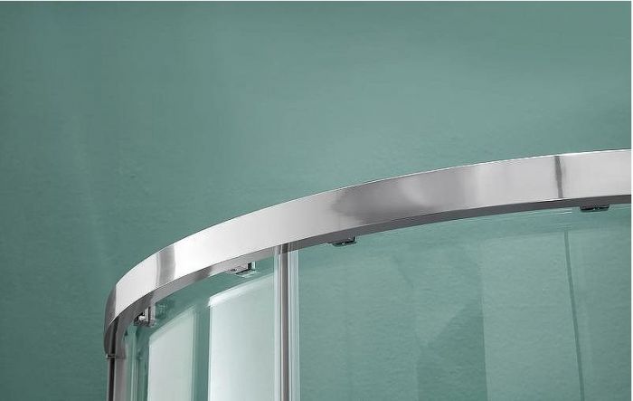 Душевой уголок Aquatek 80х80 AQ ARI RO 08020CH профиль Хром стекло прозрачное