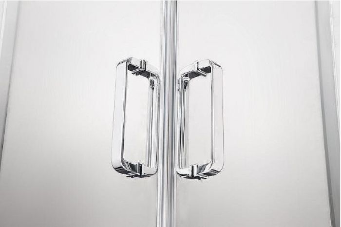 Душевой уголок Aquatek 80х80 AQ ARI RO 08020CH профиль Хром стекло прозрачное