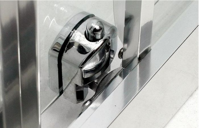 Душевой уголок BelBagno Due 100х80 DUE-RH-2-100/80-C-Cr профиль Хром стекло прозрачное