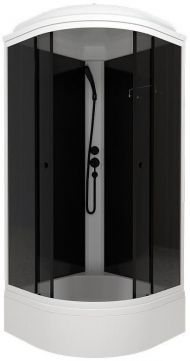 Душевая кабина Triton Грэй-Блэк 90x90 Щ0000067303 без гидромассажа