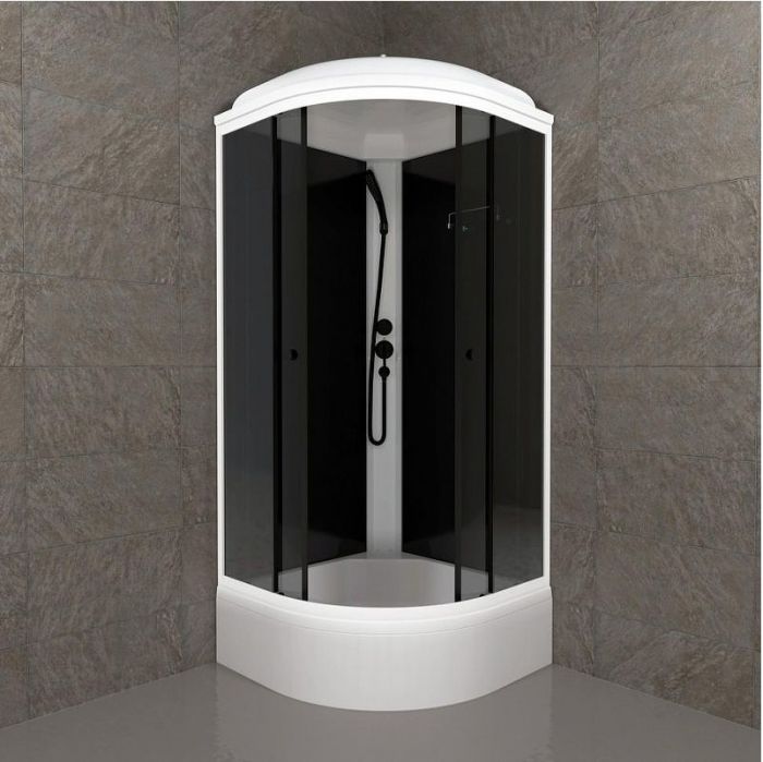 Душевая кабина Triton Грэй-Блэк 90x90 Щ0000067303 без гидромассажа