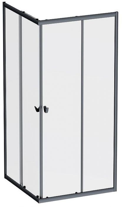 Душевой уголок AM.PM Sunny 90х90 W87G-403-9090-BT профиль Черный матовый стекло прозрачное