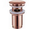 Донный клапан Abber AF0010MRG click-clack Розовое золото матовое