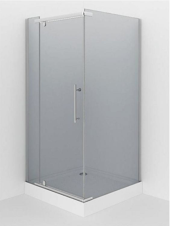 Душевой уголок Erlit 90х90 ER10109H-C4 профиль Хром стекло тонированное