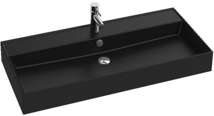 Раковина Jacob Delafon Vivienne 100 EXBJ112-NGM Черная матовая
