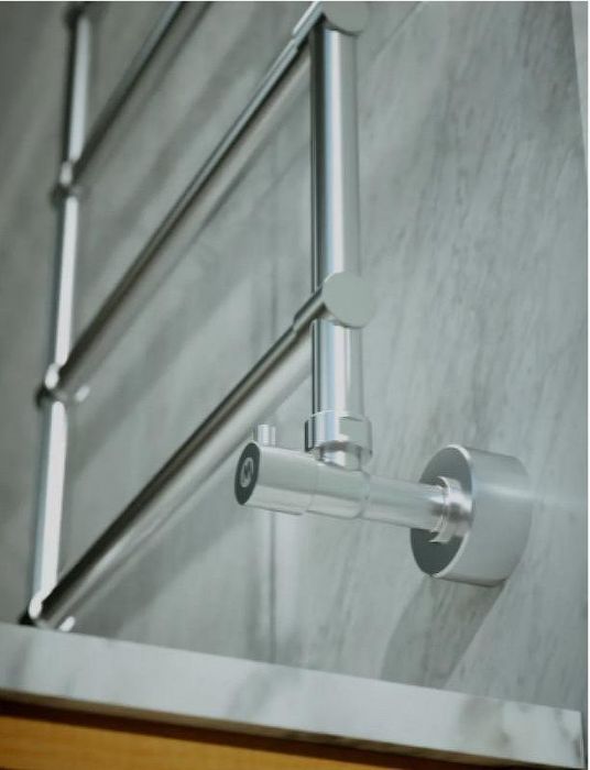 Водяной полотенцесушитель Margaroli Sole 4424706CRN Хром