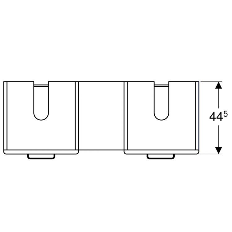 Тумба под раковину Geberit Renova Plan 120,  белый [879240000]