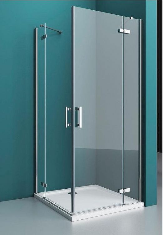 Душевой уголок BelBagno Kraft 100х80 KRAFT-AH-22-100/80-C-Cr-R профиль Хром стекло прозрачное