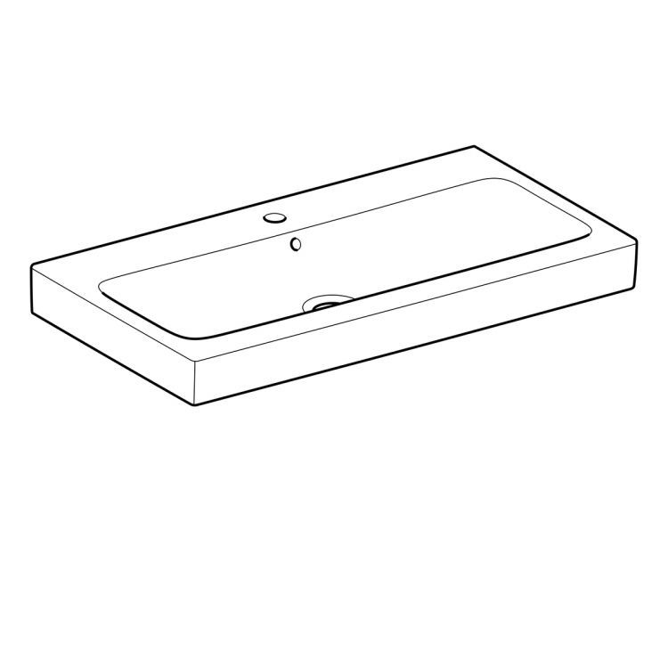 Раковина Geberit iCon, 124090000