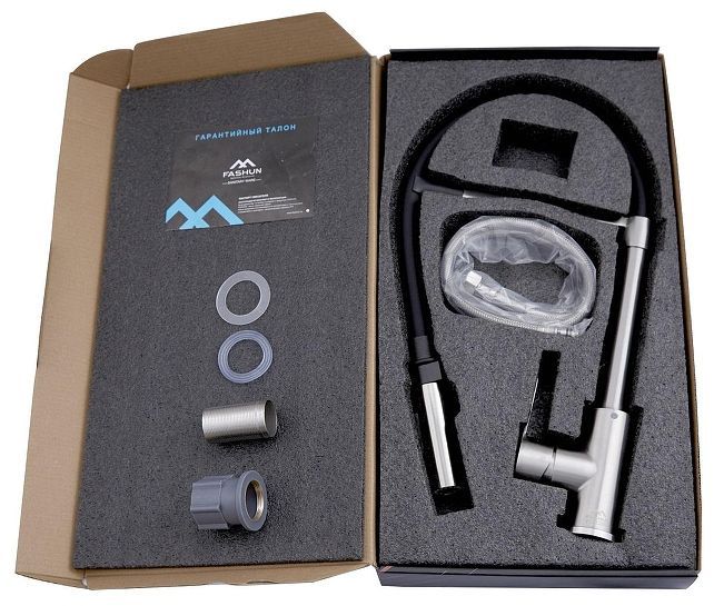 Смеситель для кухни Fashun A54511-7 цвет Сатин Черный Смеситель для кухни Fashun A54511-7 цвет Сатин Черный