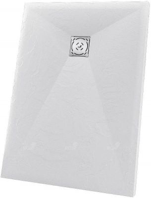 Душевой поддон из искусственного камня RGW STT ST-0168W 80x160x2,5 Белый