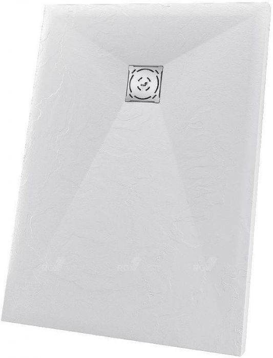 Душевой поддон из искусственного камня RGW STT ST-0168W 80x160x2,5 Белый