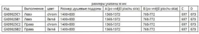 Душевой уголок Riho SZ Scandic NXT Х203 137х77 P G001072120 (GX09025C2) профиль Хром стекло прозрачное