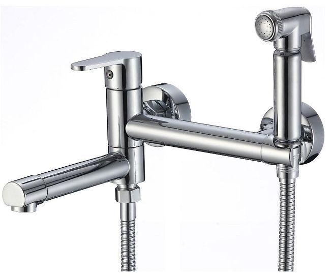 Гигиенический душ со смесителем D-Lin D181202 цвет Хром