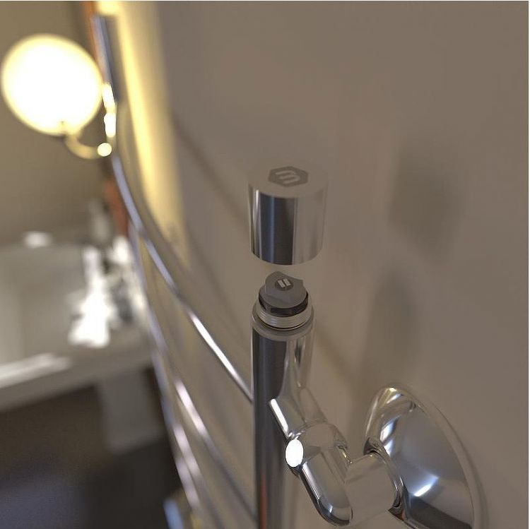 Водяной полотенцесушитель Маргроид Вид 4 600x500 04-506050-004 Хром