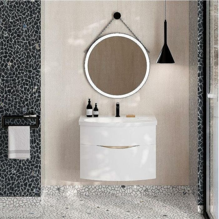 Тумба под раковину Kerama Marazzi Riva 80 RV.80\WHT.M подвесная Белая матовая