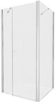 Душевой уголок New Trendy New Soleo Chrome 110х110 K-0707 профиль Хром стекло прозрачное