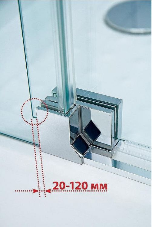 Душевой уголок Cezares Slider 100x90 SLIDER-AH-1-90-90/100-C-Cr профиль Хром стекло прозрачное