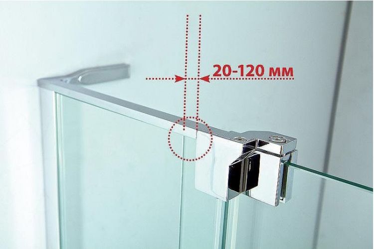 Душевой уголок Cezares Slider 100x90 SLIDER-AH-1-90-90/100-C-Cr профиль Хром стекло прозрачное