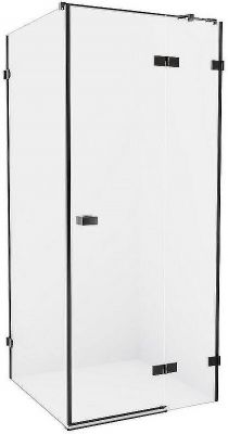 Душевой уголок New Trendy Avexa Black 90х70 R EXK-1573 профиль Черный стекло прозрачное