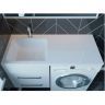 Раковина Madera Kamilla 110 L 4627173210041 с местом под стиральную машину Белая Раковина Madera Kamilla 110 L 4627173210041 с местом под стиральную машину Белая