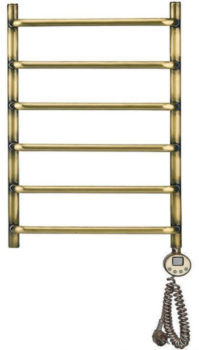 Электрический полотенцесушитель Domoterm Стефано П6 400x600 АБР ER Античная бронза