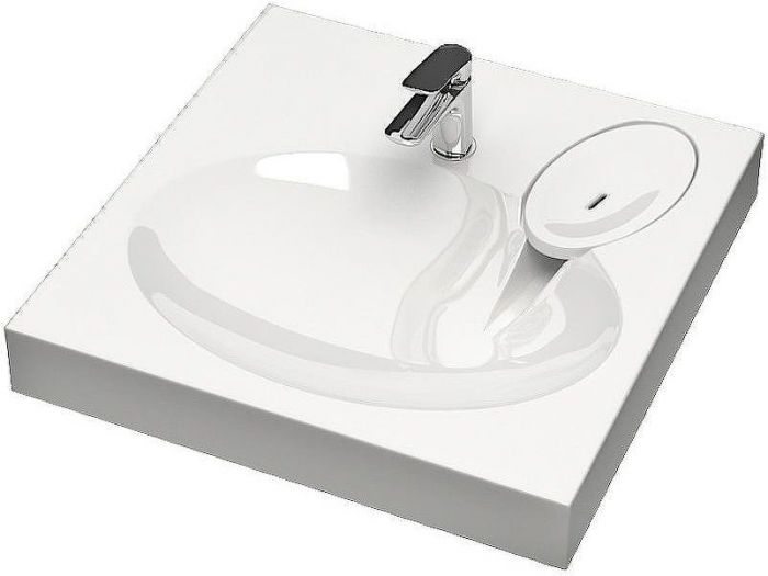 Раковина Maretti Eleganza 60 EN13SM69-844 на стиральную машину Белая