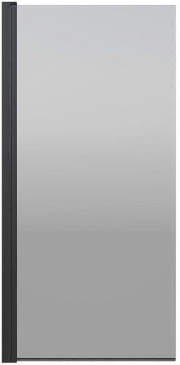 Шторка на ванну Berges River S Black 80х145 065016 профиль Черный матовый стекло тонированное Шторка на ванну Berges River S Black 80х145 065016 профиль Черный матовый стекло тонированное