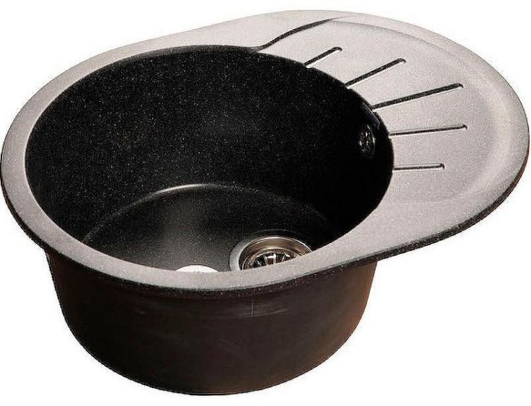 Кухонная мойка GranFest Rondo GF-R580L Черная