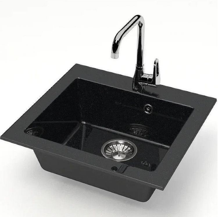 Кухонная мойка Bergg Z35 B035Q004 Черная