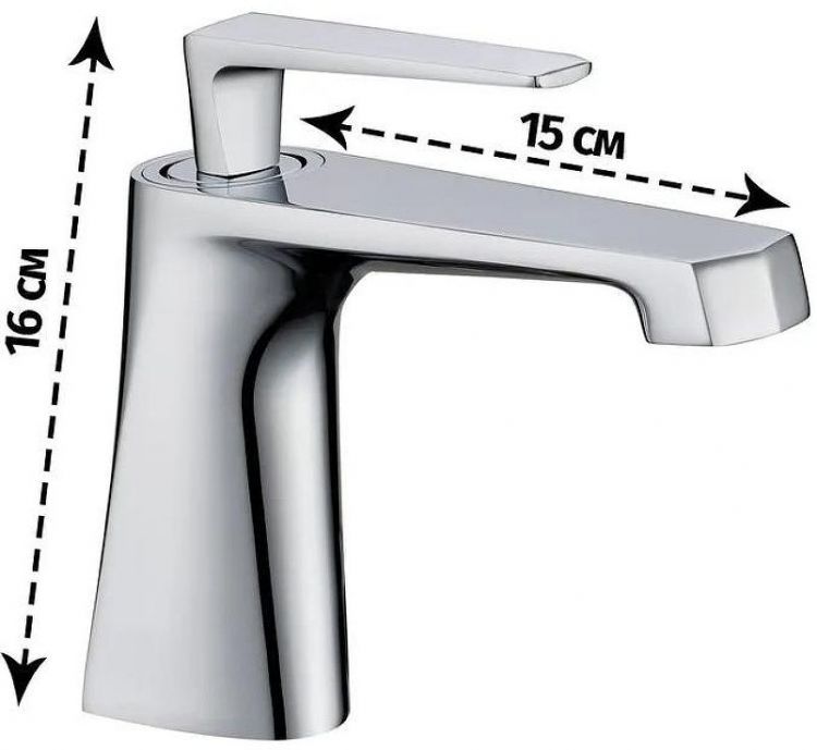 Смеситель для раковины Grocenberg GB2025CR Хром Смеситель для раковины Grocenberg GB2025CR Хром