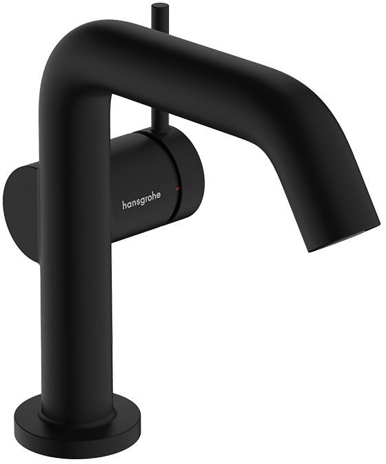 Hansgrohe Tecturis S Смеситель для раковины, на 1 отв., донным клапаном, цвет: черный матовый