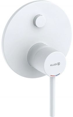 Смеситель для душа Kludi Bozz 387595376 Белый матовый